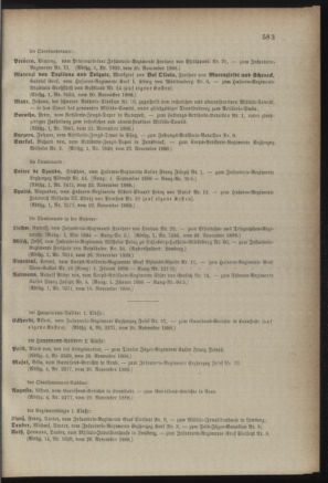 Kaiserlich-königliches Armee-Verordnungsblatt: Personal-Angelegenheiten 18881130 Seite: 15