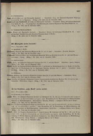 Kaiserlich-königliches Armee-Verordnungsblatt: Personal-Angelegenheiten 18881130 Seite: 19