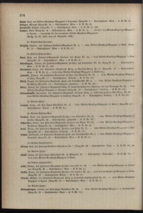 Kaiserlich-königliches Armee-Verordnungsblatt: Personal-Angelegenheiten 18881130 Seite: 8