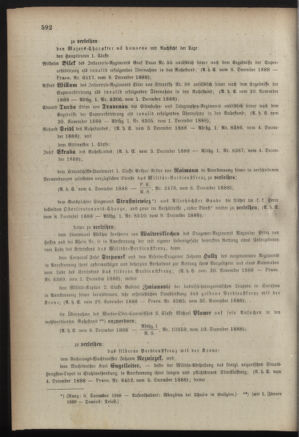 Kaiserlich-königliches Armee-Verordnungsblatt: Personal-Angelegenheiten 18881211 Seite: 2