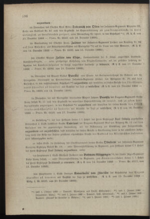 Kaiserlich-königliches Armee-Verordnungsblatt: Personal-Angelegenheiten 18881221 Seite: 2