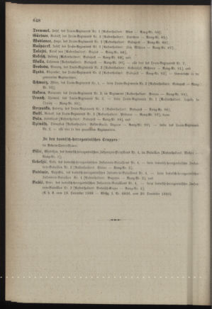 Kaiserlich-königliches Armee-Verordnungsblatt: Personal-Angelegenheiten 18881221 Seite: 54