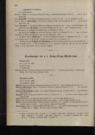 Kaiserlich-königliches Armee-Verordnungsblatt: Personal-Angelegenheiten 18881224 Seite: 2