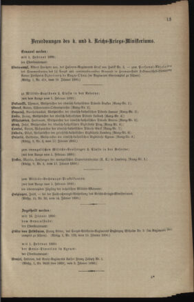 Kaiserlich-königliches Armee-Verordnungsblatt: Personal-Angelegenheiten 18900122 Seite: 3