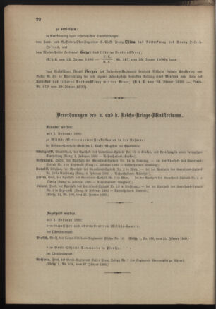 Kaiserlich-königliches Armee-Verordnungsblatt: Personal-Angelegenheiten 18900131 Seite: 4