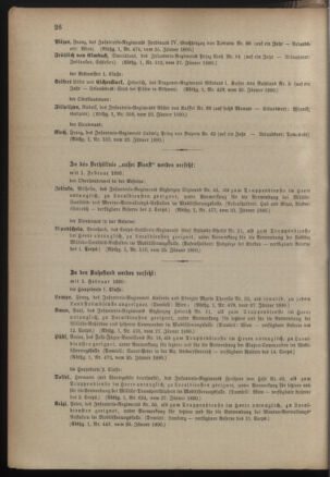 Kaiserlich-königliches Armee-Verordnungsblatt: Personal-Angelegenheiten 18900131 Seite: 8