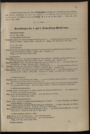 Kaiserlich-königliches Armee-Verordnungsblatt: Personal-Angelegenheiten 18900415 Seite: 5