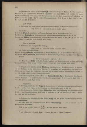 Kaiserlich-königliches Armee-Verordnungsblatt: Personal-Angelegenheiten 18900421 Seite: 2