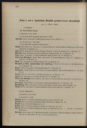 Kaiserlich-königliches Armee-Verordnungsblatt: Personal-Angelegenheiten 18900427 Seite: 30