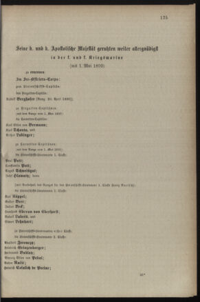 Kaiserlich-königliches Armee-Verordnungsblatt: Personal-Angelegenheiten 18900427 Seite: 69