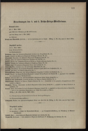 Kaiserlich-königliches Armee-Verordnungsblatt: Personal-Angelegenheiten 18900427 Seite: 7