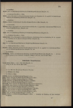 Kaiserlich-königliches Armee-Verordnungsblatt: Personal-Angelegenheiten 18900427 Seite: 85