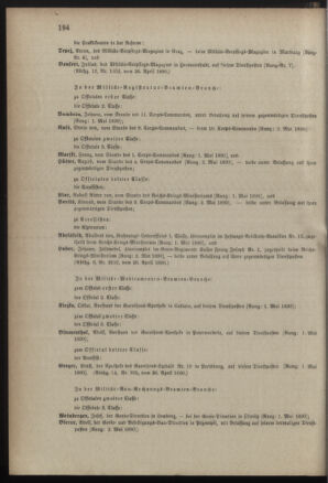 Kaiserlich-königliches Armee-Verordnungsblatt: Personal-Angelegenheiten 18900427 Seite: 88