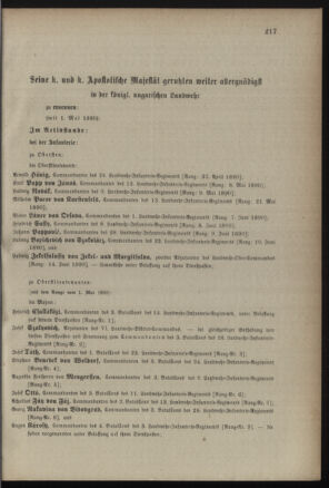 Kaiserlich-königliches Armee-Verordnungsblatt: Personal-Angelegenheiten 18900521 Seite: 15