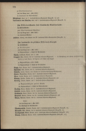 Kaiserlich-königliches Armee-Verordnungsblatt: Personal-Angelegenheiten 18900521 Seite: 22