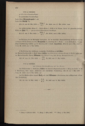 Kaiserlich-königliches Armee-Verordnungsblatt: Personal-Angelegenheiten 18900521 Seite: 6