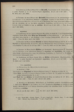 Kaiserlich-königliches Armee-Verordnungsblatt: Personal-Angelegenheiten 18900709 Seite: 2