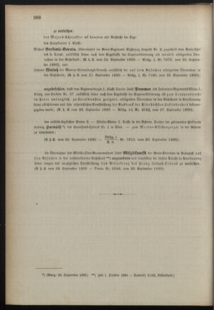 Kaiserlich-königliches Armee-Verordnungsblatt: Personal-Angelegenheiten 18900930 Seite: 2