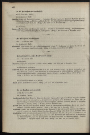 Kaiserlich-königliches Armee-Verordnungsblatt: Personal-Angelegenheiten 18901122 Seite: 6