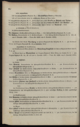 Kaiserlich-königliches Armee-Verordnungsblatt: Personal-Angelegenheiten 18901209 Seite: 2