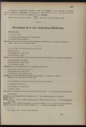 Kaiserlich-königliches Armee-Verordnungsblatt: Personal-Angelegenheiten 18901224 Seite: 11