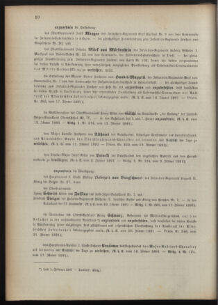 Kaiserlich-königliches Armee-Verordnungsblatt: Personal-Angelegenheiten 18910122 Seite: 2