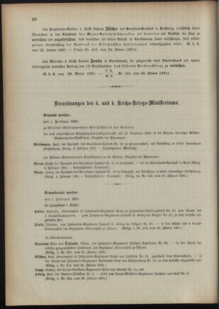 Kaiserlich-königliches Armee-Verordnungsblatt: Personal-Angelegenheiten 18910130 Seite: 2