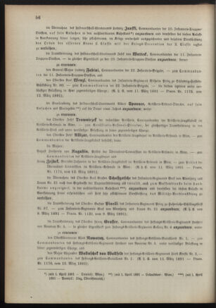 Kaiserlich-königliches Armee-Verordnungsblatt: Personal-Angelegenheiten 18910314 Seite: 2