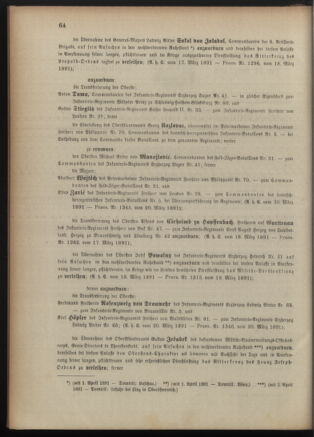 Kaiserlich-königliches Armee-Verordnungsblatt: Personal-Angelegenheiten 18910321 Seite: 2