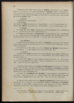 Kaiserlich-königliches Armee-Verordnungsblatt: Personal-Angelegenheiten 18910409 Seite: 2