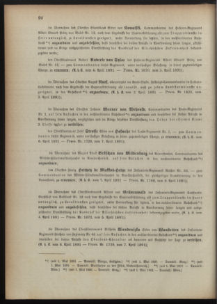 Kaiserlich-königliches Armee-Verordnungsblatt: Personal-Angelegenheiten 18910409 Seite: 4