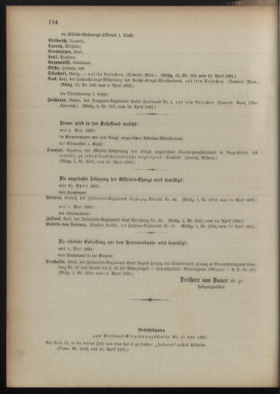 Kaiserlich-königliches Armee-Verordnungsblatt: Personal-Angelegenheiten 18910421 Seite: 16