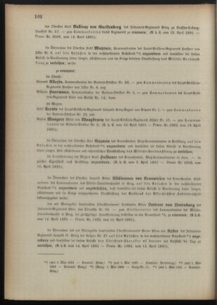 Kaiserlich-königliches Armee-Verordnungsblatt: Personal-Angelegenheiten 18910421 Seite: 4