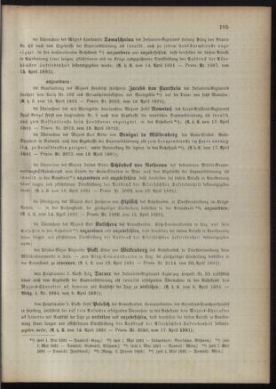 Kaiserlich-königliches Armee-Verordnungsblatt: Personal-Angelegenheiten 18910421 Seite: 7