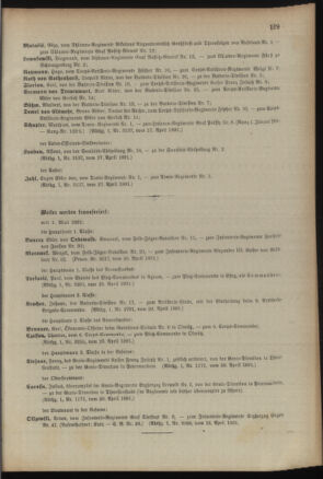 Kaiserlich-königliches Armee-Verordnungsblatt: Personal-Angelegenheiten 18910427 Seite: 15