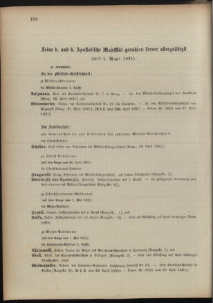 Kaiserlich-königliches Armee-Verordnungsblatt: Personal-Angelegenheiten 18910427 Seite: 80