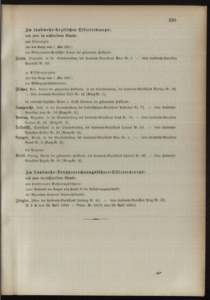 Kaiserlich-königliches Armee-Verordnungsblatt: Personal-Angelegenheiten 18910509 Seite: 11