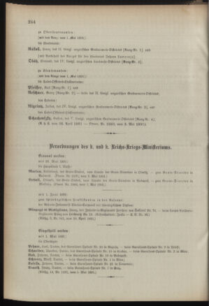 Kaiserlich-königliches Armee-Verordnungsblatt: Personal-Angelegenheiten 18910509 Seite: 20