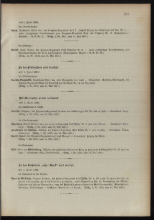 Kaiserlich-königliches Armee-Verordnungsblatt: Personal-Angelegenheiten 18910521 Seite: 5