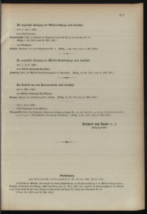 Kaiserlich-königliches Armee-Verordnungsblatt: Personal-Angelegenheiten 18910521 Seite: 7