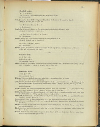 Kaiserlich-königliches Armee-Verordnungsblatt: Personal-Angelegenheiten 18910627 Seite: 5