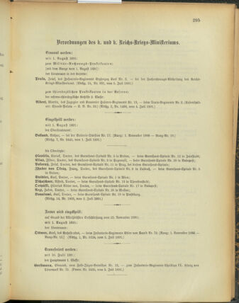 Kaiserlich-königliches Armee-Verordnungsblatt: Personal-Angelegenheiten 18910707 Seite: 5