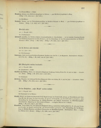 Kaiserlich-königliches Armee-Verordnungsblatt: Personal-Angelegenheiten 18910707 Seite: 7