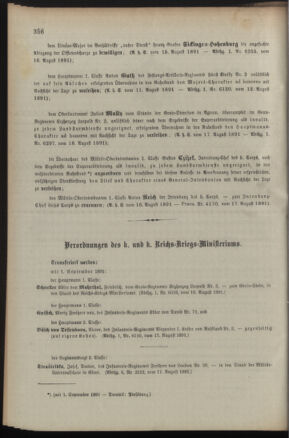 Kaiserlich-königliches Armee-Verordnungsblatt: Personal-Angelegenheiten 18910820 Seite: 2