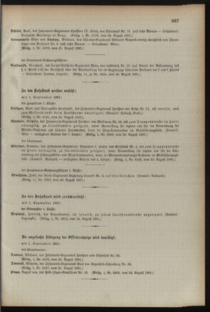 Kaiserlich-königliches Armee-Verordnungsblatt: Personal-Angelegenheiten 18910829 Seite: 7