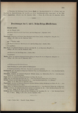 Kaiserlich-königliches Armee-Verordnungsblatt: Personal-Angelegenheiten 18910929 Seite: 3