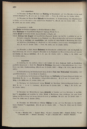 Kaiserlich-königliches Armee-Verordnungsblatt: Personal-Angelegenheiten 18911021 Seite: 6