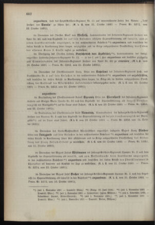 Kaiserlich-königliches Armee-Verordnungsblatt: Personal-Angelegenheiten 18911024 Seite: 2