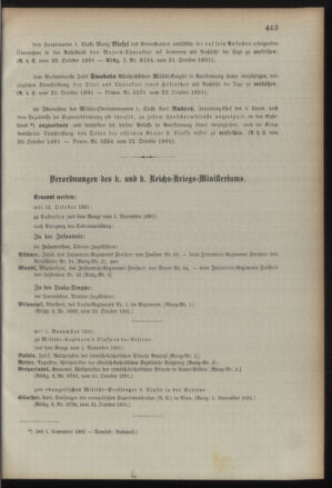 Kaiserlich-königliches Armee-Verordnungsblatt: Personal-Angelegenheiten 18911024 Seite: 3