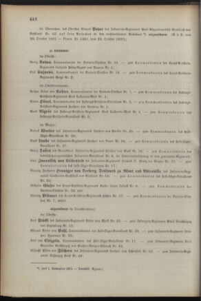 Kaiserlich-königliches Armee-Verordnungsblatt: Personal-Angelegenheiten 18911027 Seite: 2